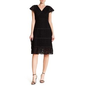 Nanette Lepore Lace Dress black NWT gown wedding size 16